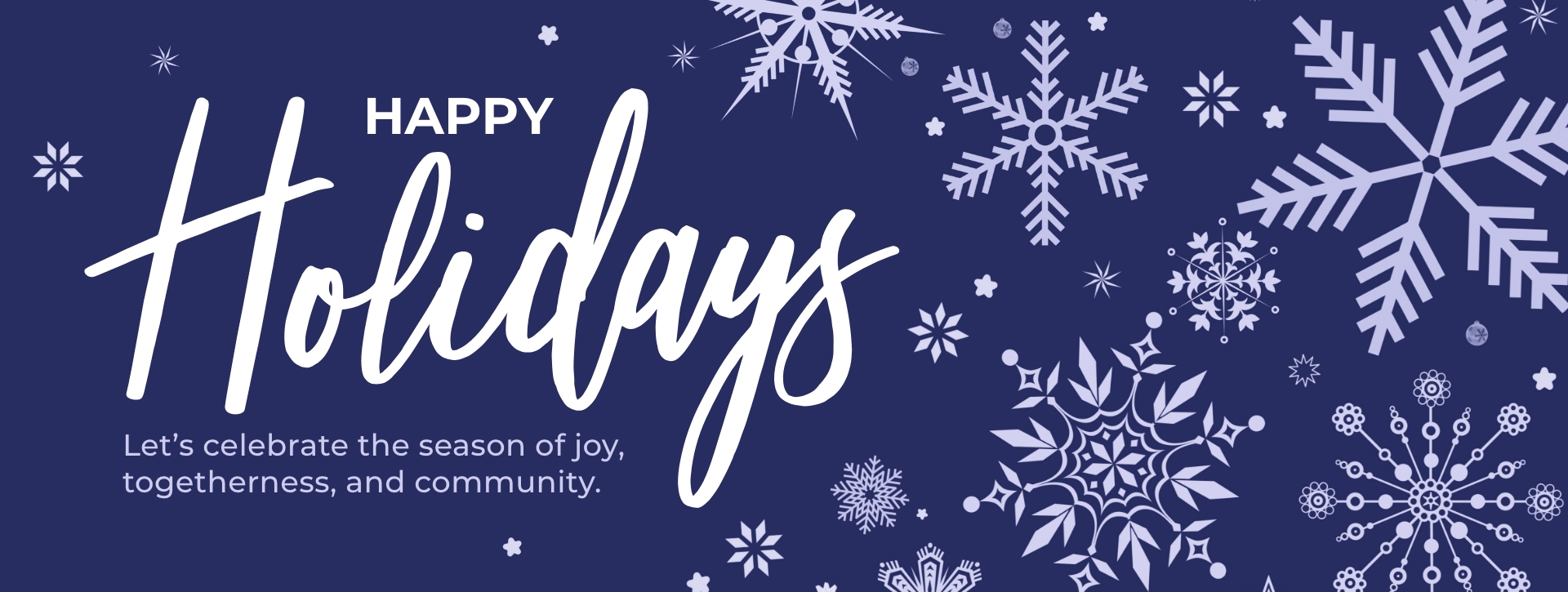 Happy Holidays Banner AD